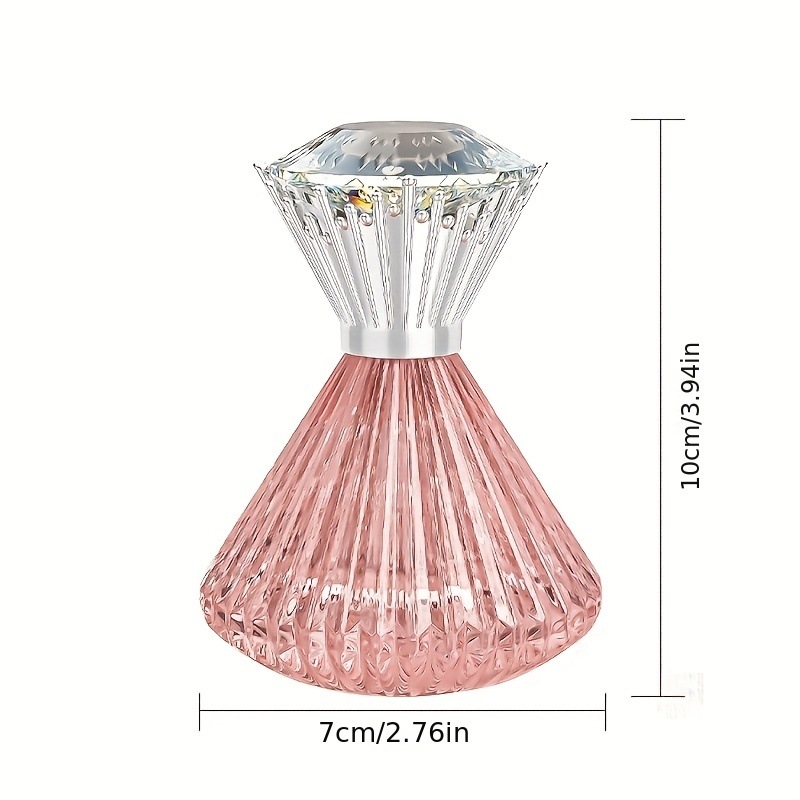 4個入りの高級ダイヤモンド型香水セット女性用フローラル＆フルーティーノート長持ちする香りジャスミン＆ムスクきらめく魅力日常仕事デートバレンタイン＆クリスマスギフトに最適アルコールベースホルムアルデヒド