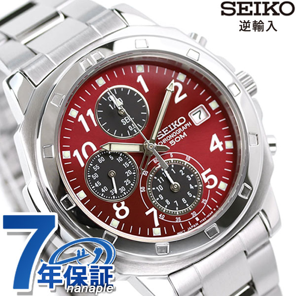 セイコー 逆輸入 海外モデル 高速クロノグラフ SND495P1 (SND495PC) SEIKO