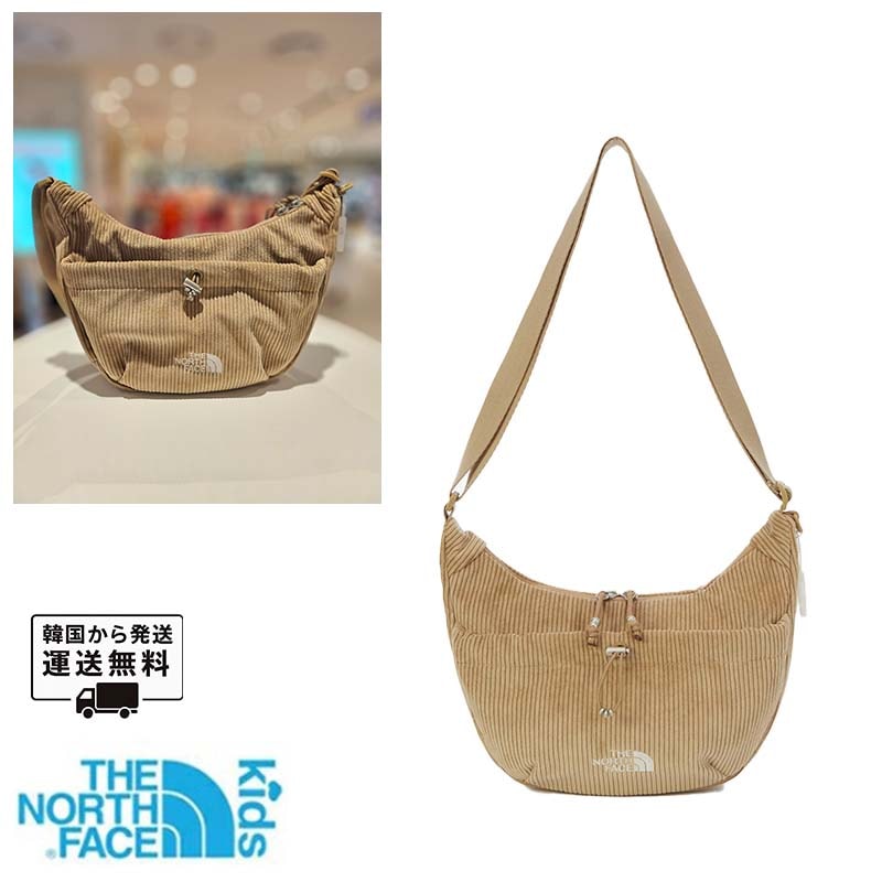 NN2PR52 KS PUFFY HOBO CROSS BAG_CD 大人もOK コーデュロイ クロスバッグ メッセンジャーバッグ 斜め掛け ホーボーバッグ スリングバッグ キッズ 男の子 女の子