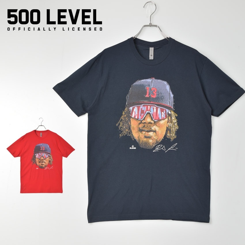 アトランタブレーブス 野球 半袖Tシャツ メンズ MLB プレーヤーズ ネイビー 紺 レッド 赤 BNLCTNV-XX-0070-034-30 ウエア トップス プリント カジュアル