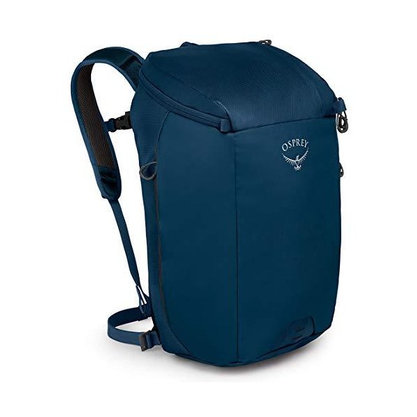 Osprey Transporter Zip Top Laptop Backpack， Deep Water Blue， One Size 並行輸入品