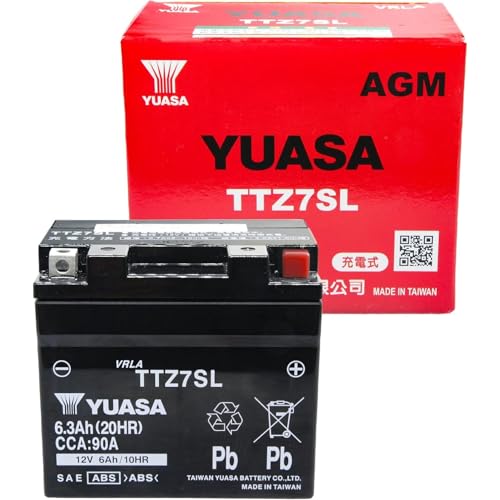TAIWAN YUASA [ 台湾ユアサ ] シールド型 バイク用バッテリー [液入充電済] TTZ7SL