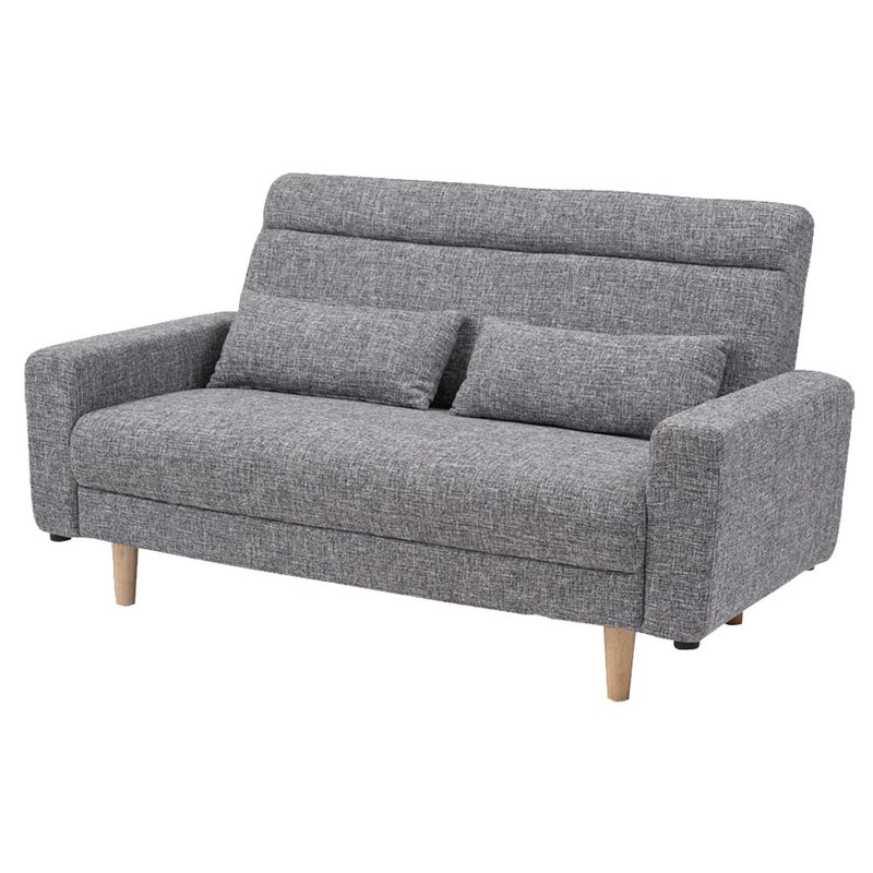 ノルム GS-100GY 【 二人掛け インテリア雑貨 おしゃれ リビング家具 カウチソファ ラブソファ 布地 2人掛けソファー 】