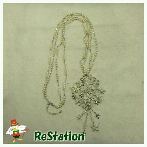 【中古】スワロフスキー　ネックレス　スターモチーフ