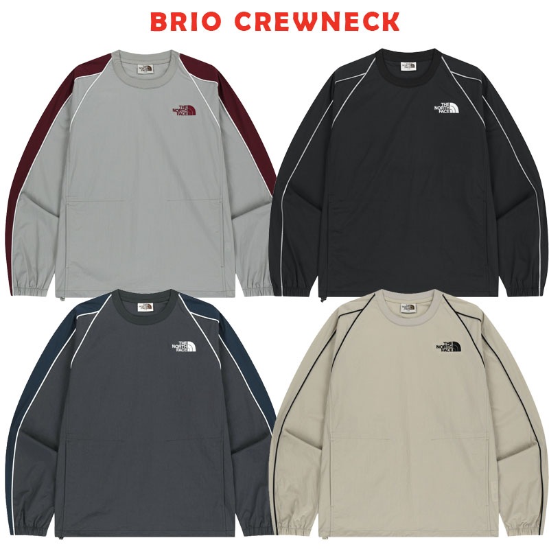韓国正規品保証 関税負担なし NM5MS04J BRIO CREW NECKデイリー 基本 着装 男子 女子 人気 韓国 ファッション 男女共用 アウトドア