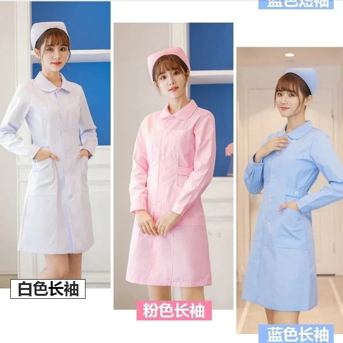 白衣 長袖 婦人服 薬局服 ピンク バスケットカラー 半袖 刺青師 美容室 作業服 母の日 母の日-0008647 4,637円