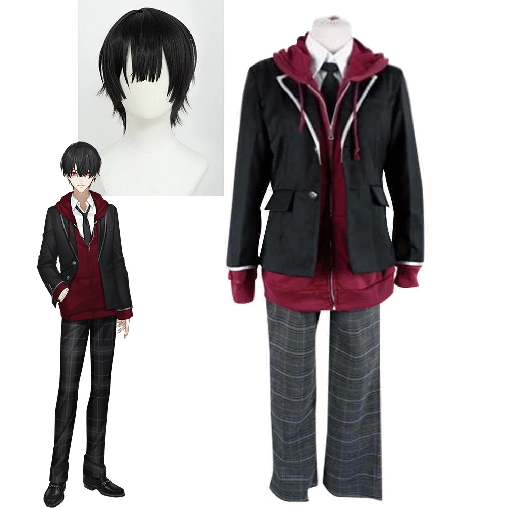 にじさんじ 葛葉 ウィッグ追加可 私服 葛叶 葛葉 制服 くずは 新衣装 校服 コスプレ衣装 ハロウィン クリスマス 8,765円