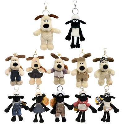 k1114-16★ウォレスとグルミット グッズ ショーン 未使用含む Qoo10] [正規品100%/韓国発送]16cm ウ : バッグ・雑貨