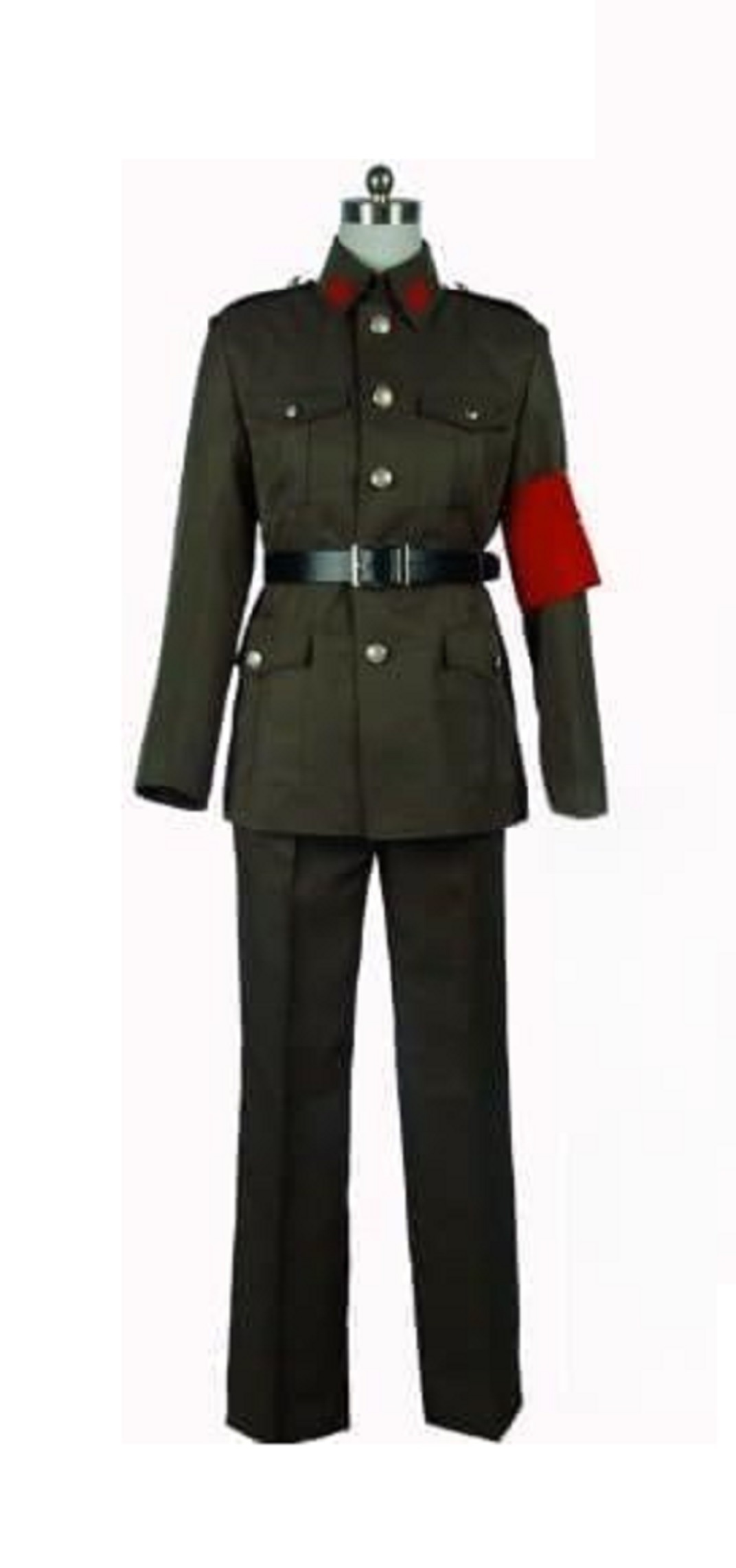 Axis Powers ヘタリア 中国 軍服コスプレ衣装フルセット