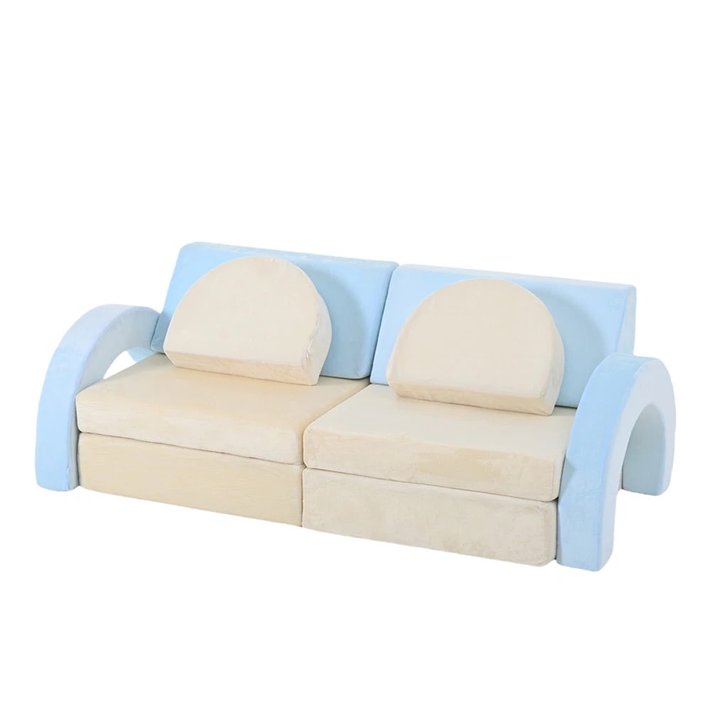 【国内即日発送】つみきソファ ソフトブロック 積み木クッション 組み換え自由 圧縮梱包 ブロッククッション 自由組合 多機能 大型 室内 キッズスペース 子供 こども キッズプレゼント 幼児 保育園