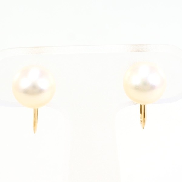K18 18金 YG イエローゴールド イヤリング パール(真珠) ジュエリー 中古