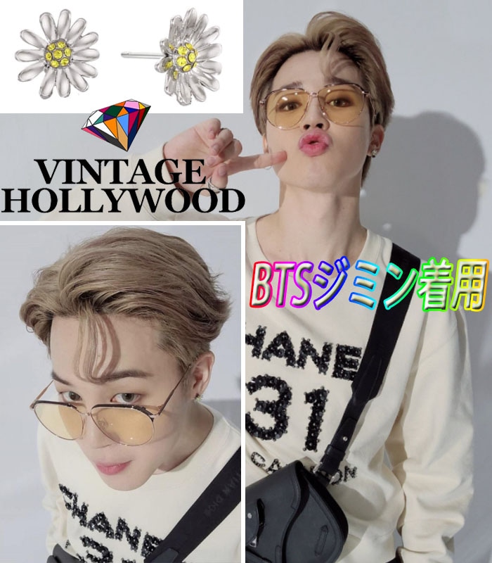 VINTAGE BTS jimin着用ピアスジミンのフォトカード付き
