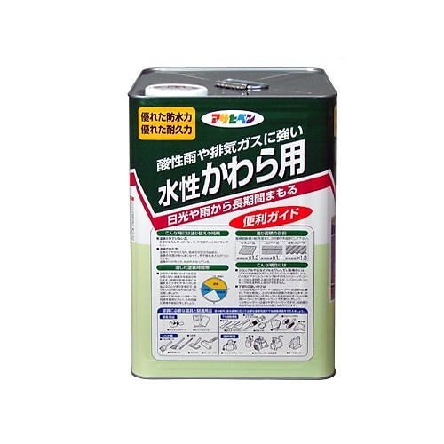 水性かわら用 14L 日本瓦銀