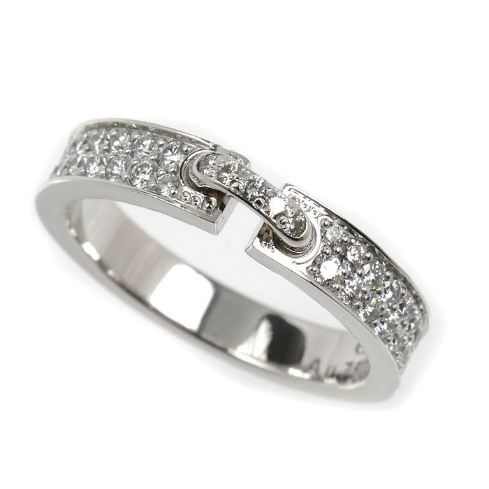 Chaumet ショーメ K18WG ホワイトゴールド リアン エヴィダンス リング・指輪 081760 ダイヤモンド 9号 49 3.9g レディース 中古 美品