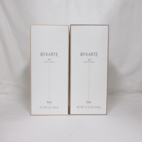 新品 バイカルテ BK シャンプー FH 600mL / BK ヘアトリートメント SS 600g セット ( 0127-y1 )