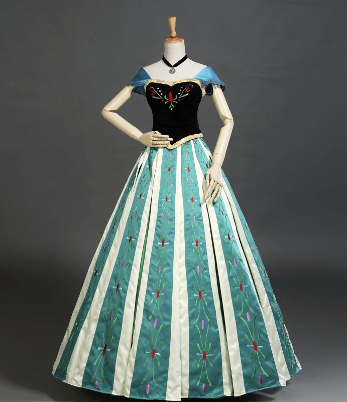 コスチューム コスプレ プリンセスドレス 衣装 大人 プリンセス 仮装 ワンピース 大きいサイズ コスプレ衣装 戴冠式 L XL 女性用 レディース なりきり ロングドレス 新年会 忘年会 女性 可愛