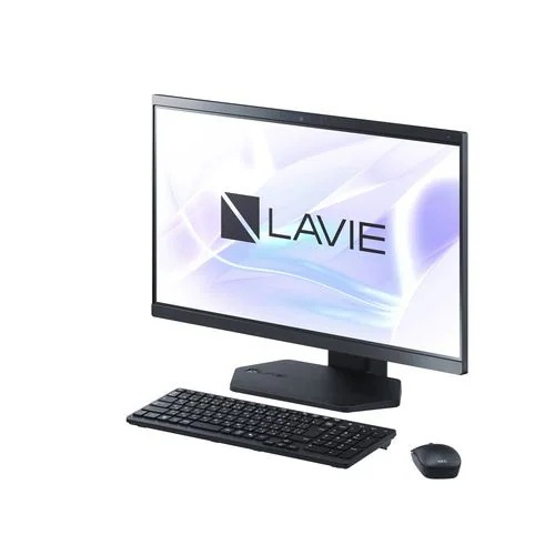 NEC デスクトップPC LAVIE A23 PC-A2355JAB[23.8型 フルHD Core i5 16GB 512GB Windows 11 Office H&B ファインブラック]