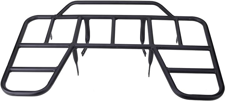 ATV 四輪バギー リアキャリア リヤ ブラック 黒 スチール 製 荷台 汎用 社外品 バイク カスタム パーツ(エア クリーナー サーモ バンテージ スプリ) 6,117円