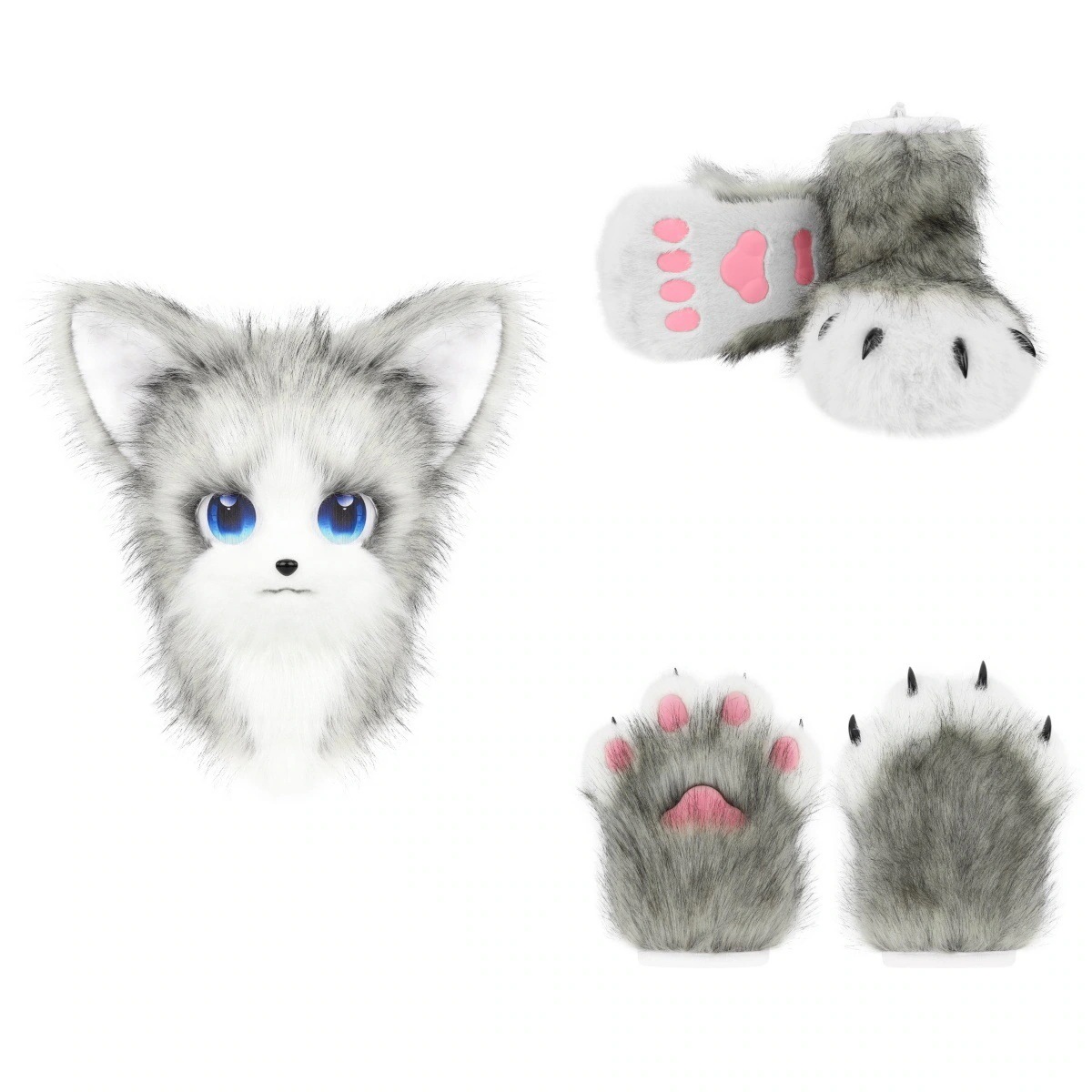 kig獣装猫獣装三点セットFursuit漫画展コスプレ衣装福瑞可着用 18,262円