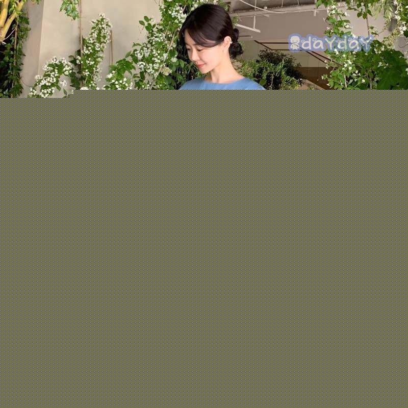 ワンピース ロング ウエストマーク ボリューム袖 ラウンドネック 上品 スタイリッシュ ブルー ライトブルー可愛い イベント清楚 魅力的 ミセス