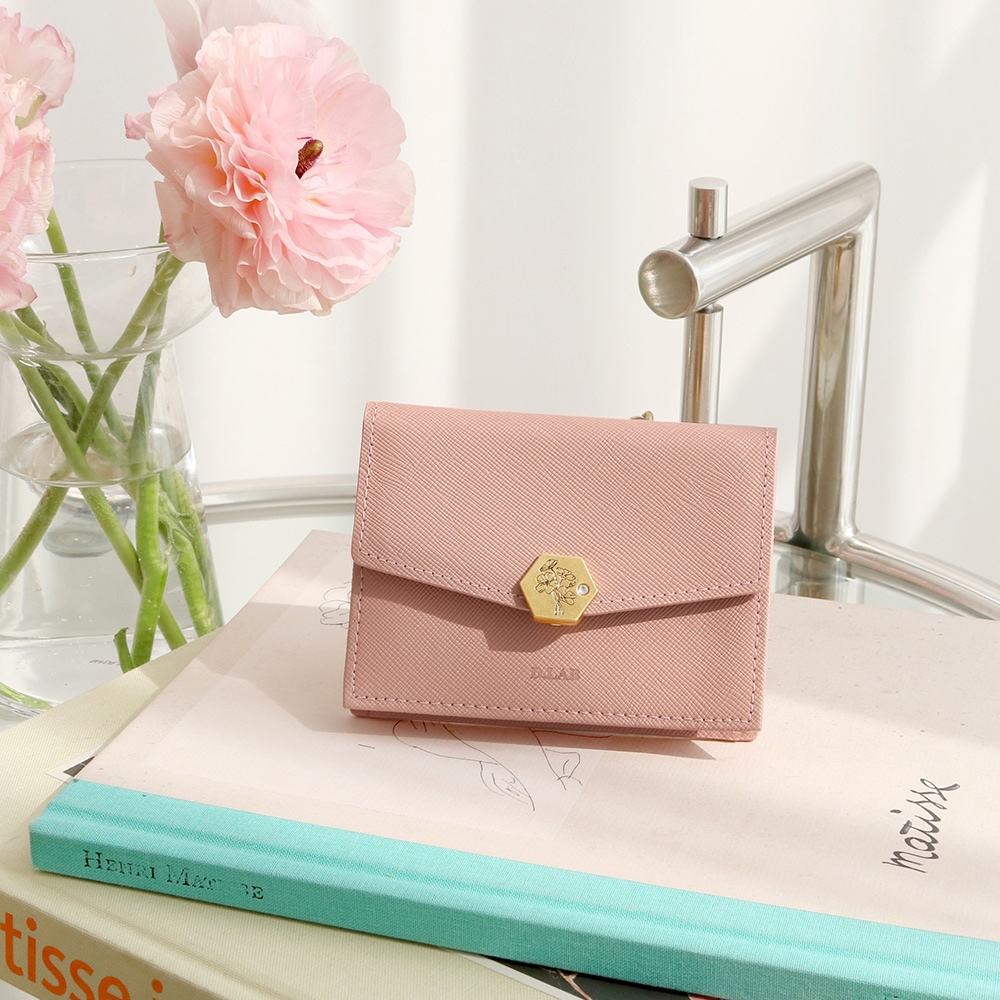 D.LAB Serendipity (誕生花の財布) Billy Card wallet - 4color カード 財布 / 名刺入れ / 折り畳み財布