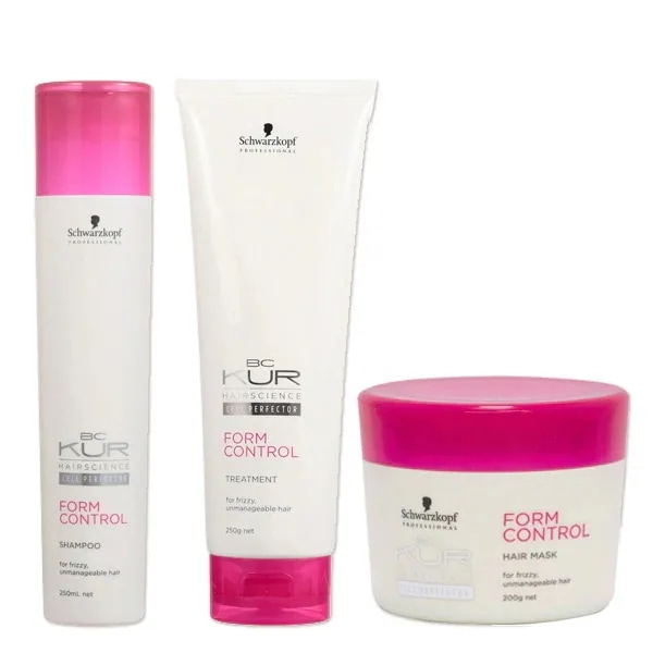 BCクア フォルムコントロール シャンプー a 250mL + トリートメント a 250g + ヘアマスク a 200g セット