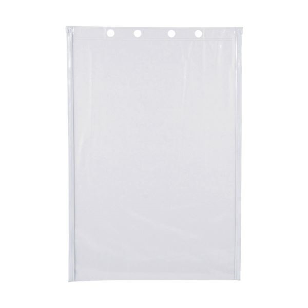 （まとめ）シンワ測定 クリアケースA2縦ファスナー付 78198 1個 [x5セット]