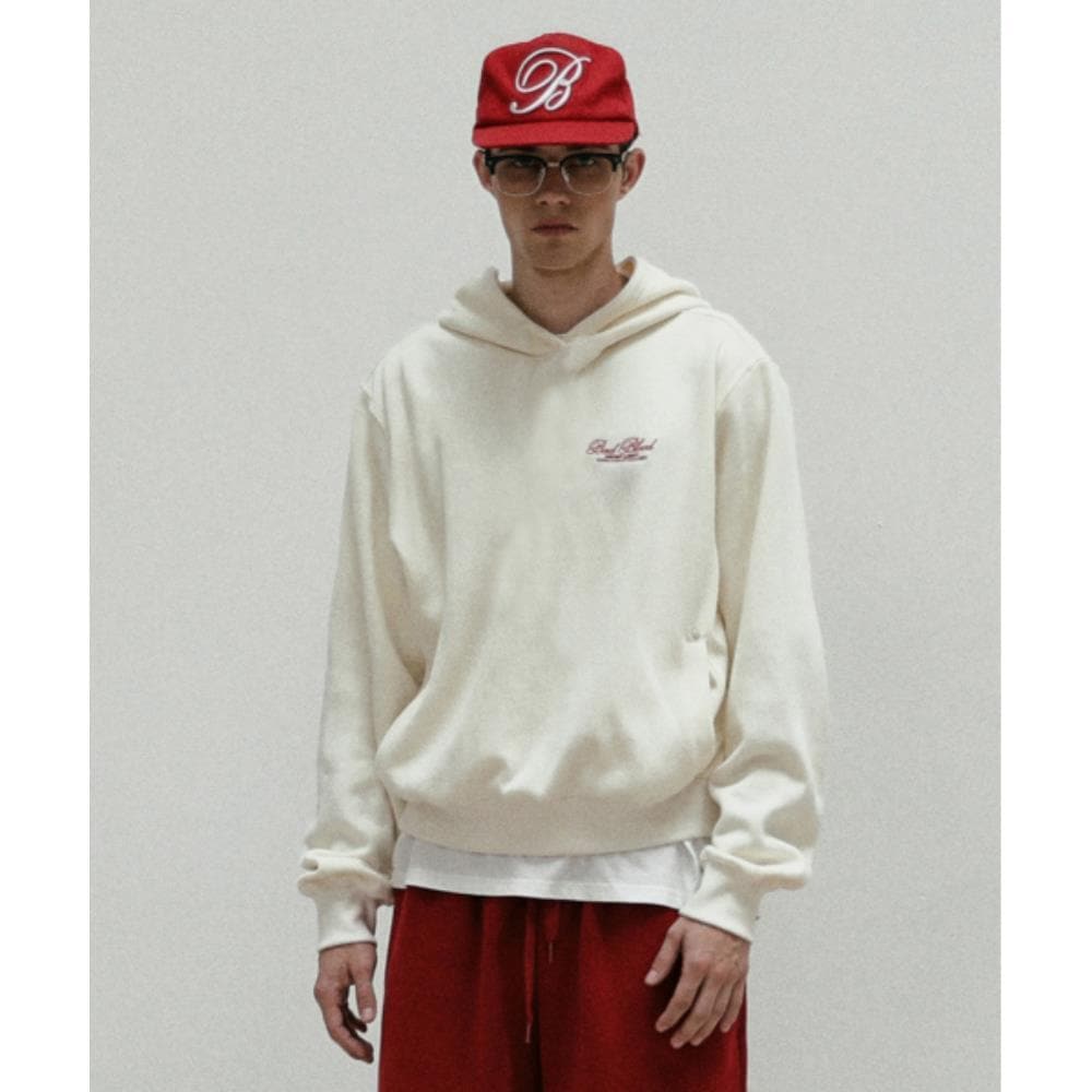 BADBLOOD Classic Logo Hood Cream White w-hde24-028