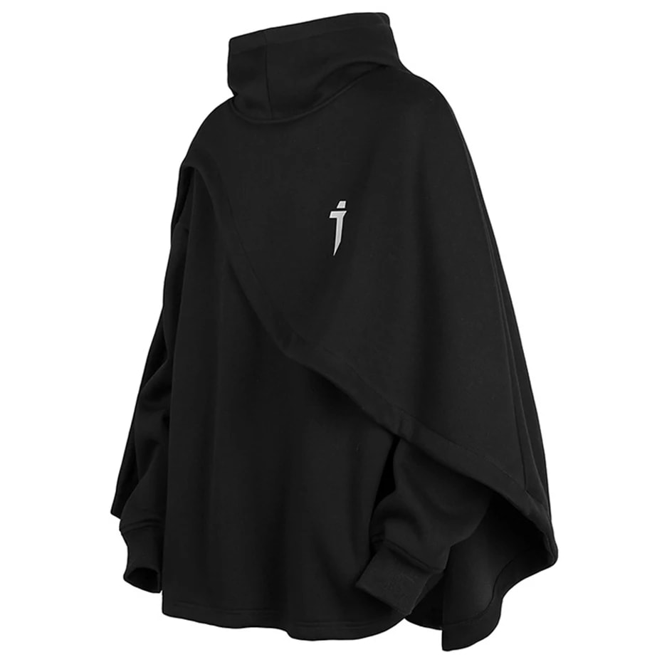 ファッショナブルなメンズスウェットシャツ,ストリートウェア,ヒップウェア,セーター,黒,グレー,特大,ハイカラー,ユニセックス