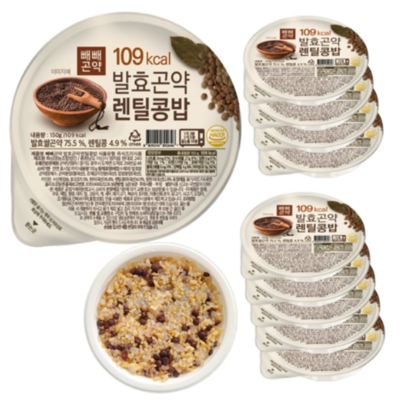 ペペゴン薬109kcal発酵こんにゃくレンチルコンバプ150g 5パック150g10個