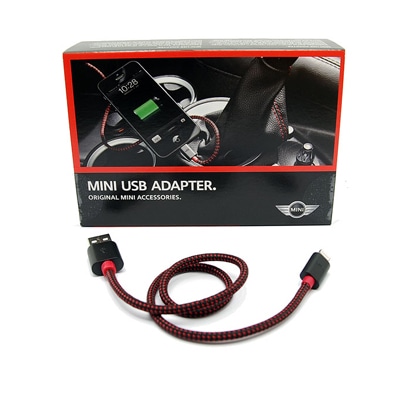 純正品 MINI ミニクーパー アクセサリー USB iPhone ケーブル