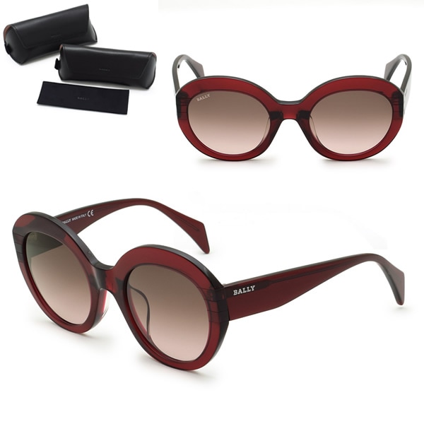 サングラス BY0004-D/S 66F 54 サングラス アジアンフィット UVカット レディース クリアワインレッド ブラウングラデーション 11,376円