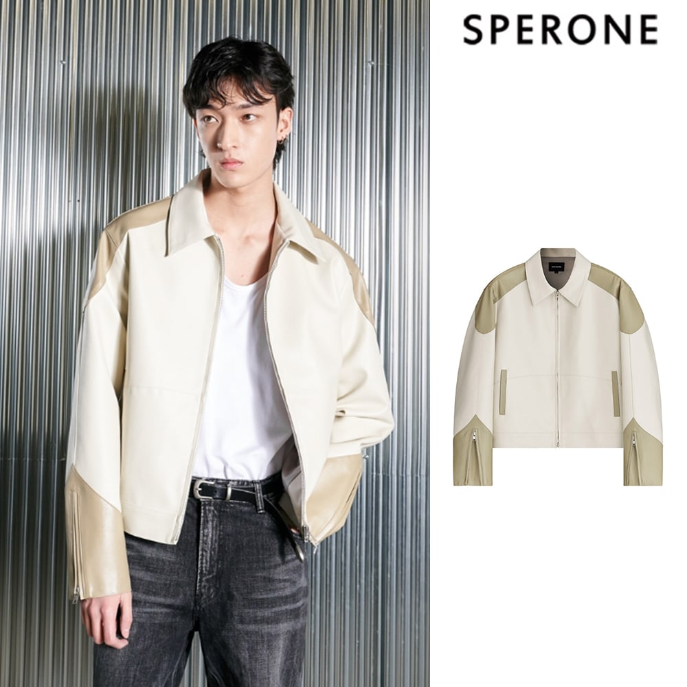 [SPERONE] Racer Leather Blouson