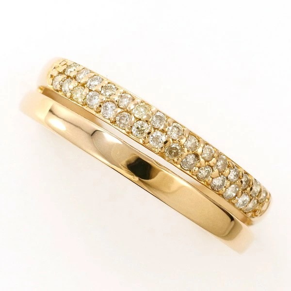 K18 18金 PG リング 12.5号 ダイヤ 0.20 約2.8g ジュエリー 中古 53,880円