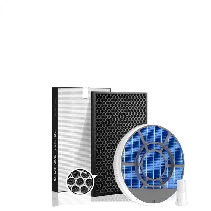 脱臭フィルター FZ-D70DF 集じんフィルター フィルター FZ-D70HF FZ-Y80MF-WAKU枠付きFZ-AG01K1 交換用 非純正 互換品 空気清浄機交換用フィルター4点セット