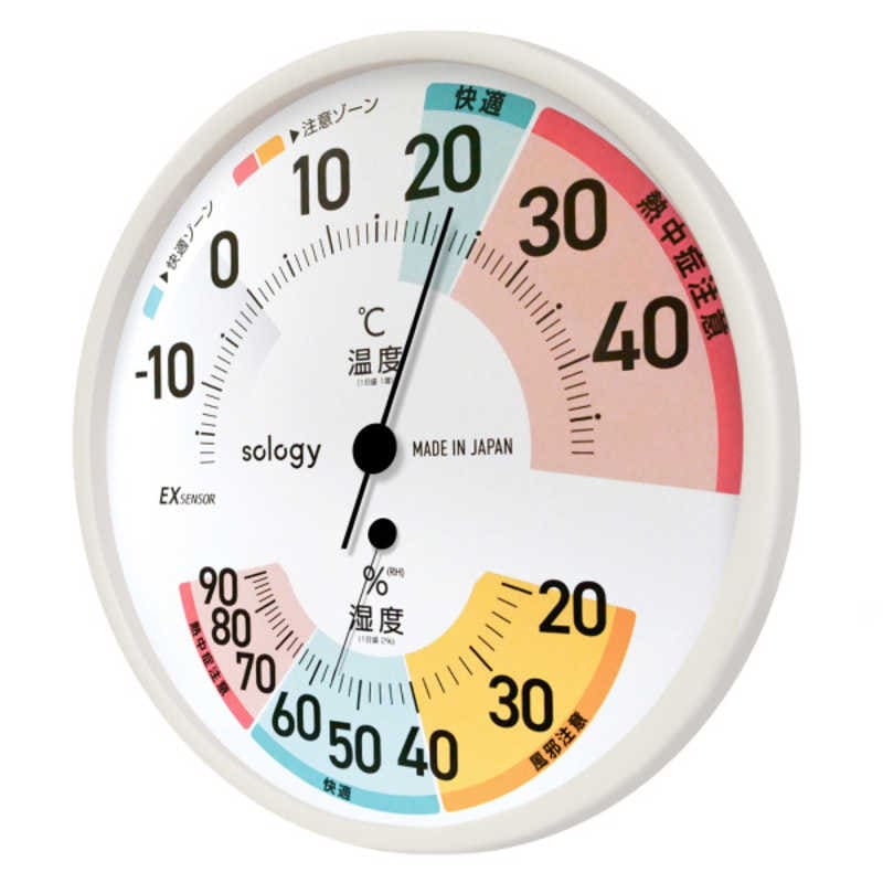 GDT　アナログ温湿度計(大型) ［アナログ］　ENP-03BWTDI