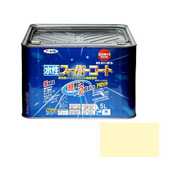 水性スーパーコート 5L (アイボリー)