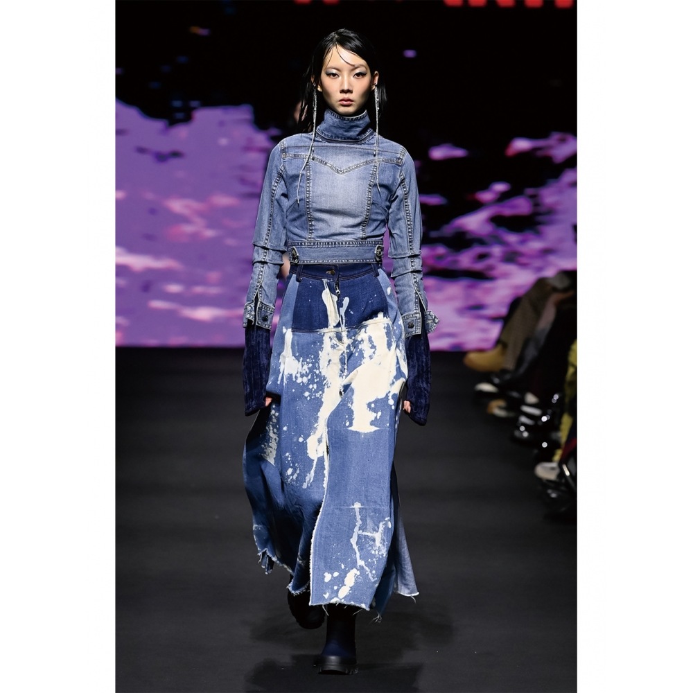 クァク・ヒョンジュコレクション 25FW リサイクルリバースデニムジャケット