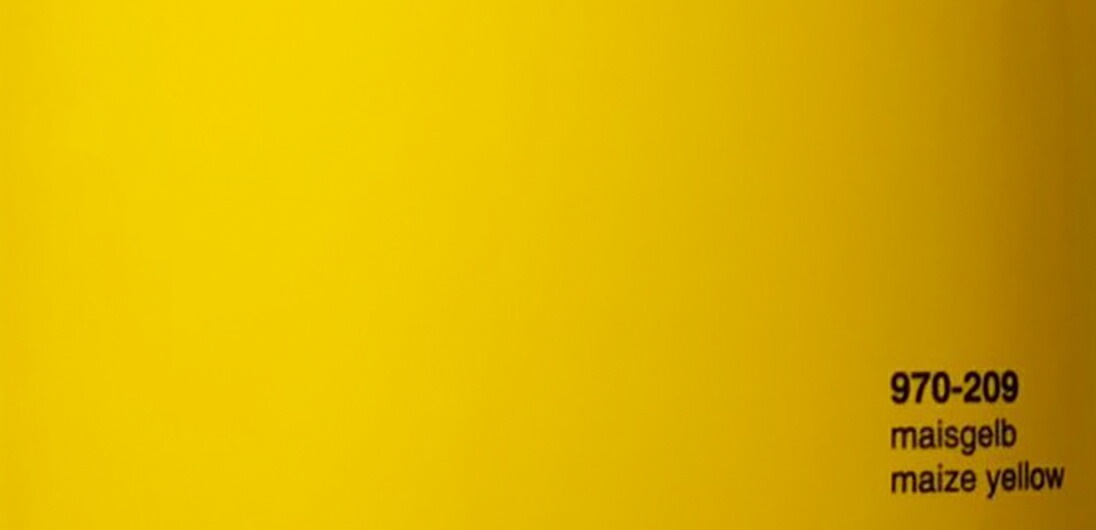 オラフォル カーラッピングシート 販売 ORACAL970GRA maize yellow 152cm巾1m 切売 （数量2以上は数量mとして発送） SSL-CW