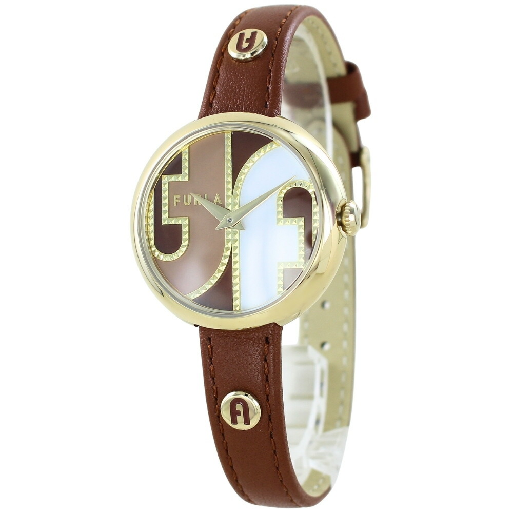 フルラ 腕時計 レディース ブランド ステンレススチール 革 レザー 時計 ブラウン ゴールド シンプル かわいい 大人 女性 誕生日プレゼント 女友達 母 還暦祝い 妻 彼女 記念日 お 13,986円