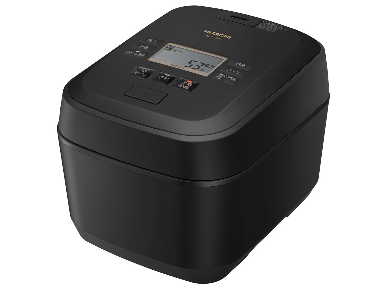 沸騰鉄釜 ふっくら御膳 RZ-V100GM(K) [フロストブラック]IHジャー炊飯器（5.5合）