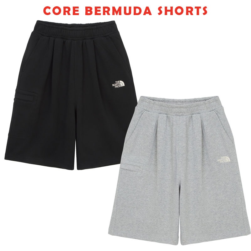 韓国正規品保証 関税負担なしNS6KR01A CORE BERMUDA SHORTS デイリー 基本 着装 男子 女子 人気 韓国 ファッション 男女共用 アウトドア