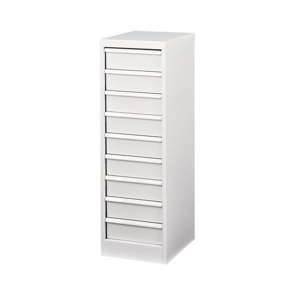 ナカバヤシ アバンテV2 フロアケース カラートレータイプ A4タテ 深9段 マットホワイト AF-M9 1台 14,442円