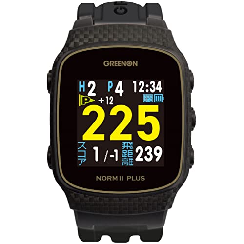 GreenOn（グリーンオン）ザゴルフウォッチ ノルム プラス みちびきL１S対応 カラー液晶 THE GOLF WATCH NORM