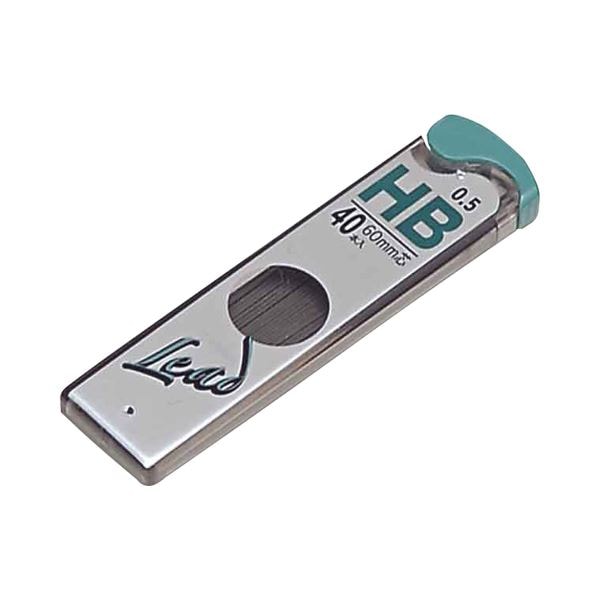 (まとめ) プラチナ プラチナシャープ SHARP芯 P-LEAD 0.5mm HB シン5Q-200A#4 1セット(400本：40本×10個) (×10セット)