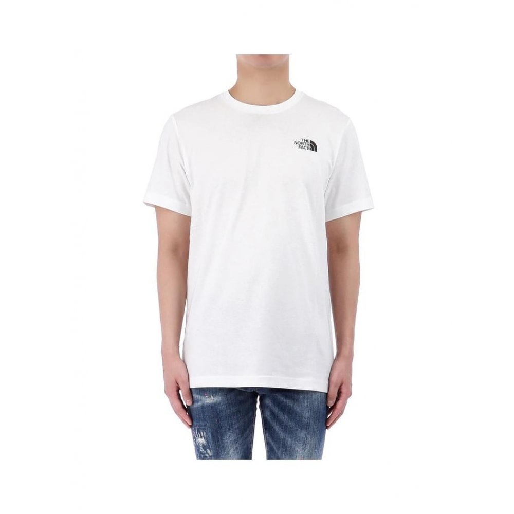 25SS ノースフェイスロゴカラーボックスショートスリーブ t シャツ NF0A87NP FN4