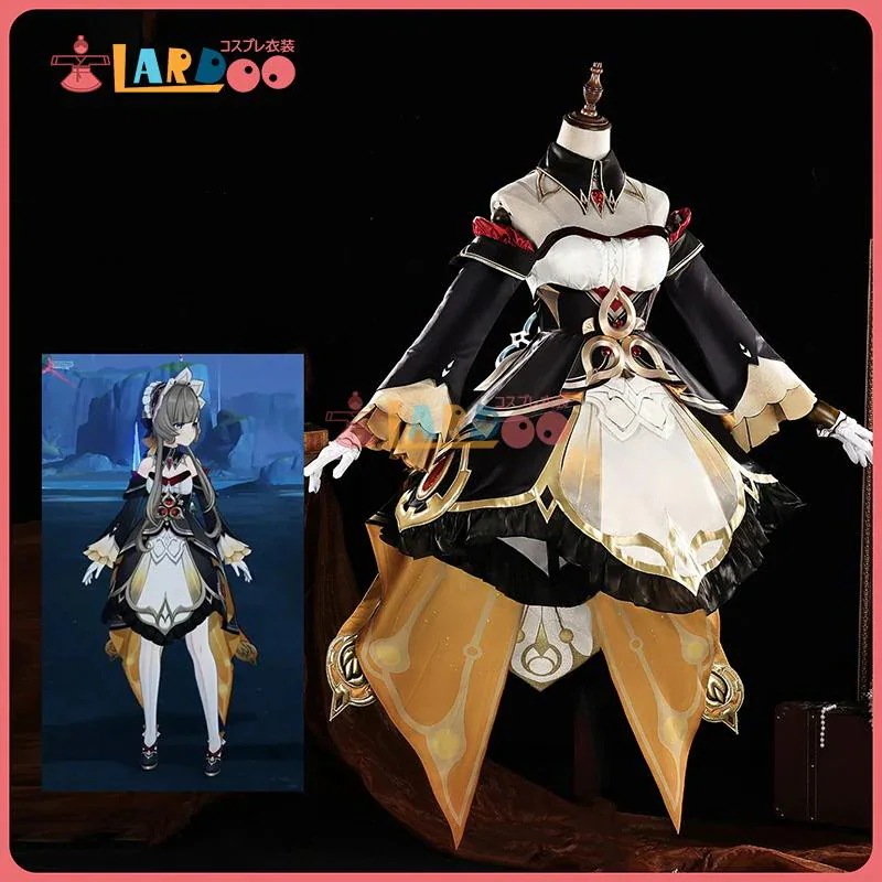 2026新作 L 原神 Genshin 「傀儡」サンドローネ-Sandrone コスプレ衣装 髪飾り＆タイツ付き コスチューム cosplay