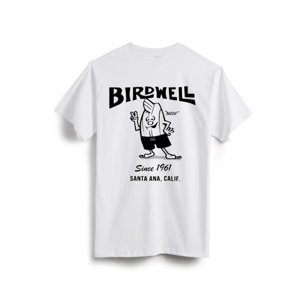 バードウェル 61 T-Shirt JAPAN LIMITED サーフィン キャンプ アウトドア ファッション WHITE Tシャツ
