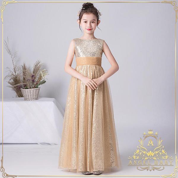 子供ロングドレス ピアノ ジュニア 子どもフォーマル発表会 結婚式 演奏会 フィッシュテールドレス キッズドレス 七五三 コンクール