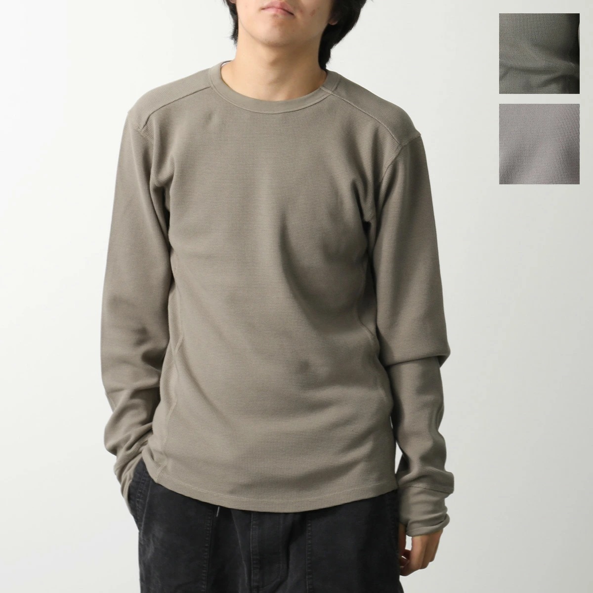 ENTIRE STUDIOS エンタイアスタジオ 長袖 Tシャツ THERMAL LONG SLEEVE ES2260 メンズ ロンT サーマル フィンガーホール カラー2色